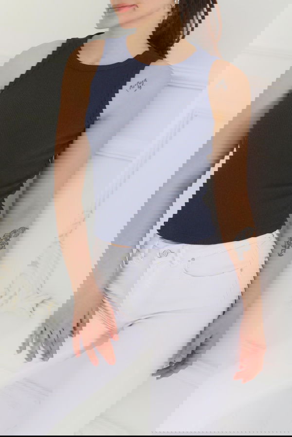 Sıfır Kol Crop - 27135