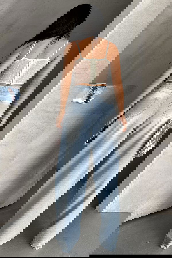 Taş Bıyık Baggy Kot Pantolon - 27270
