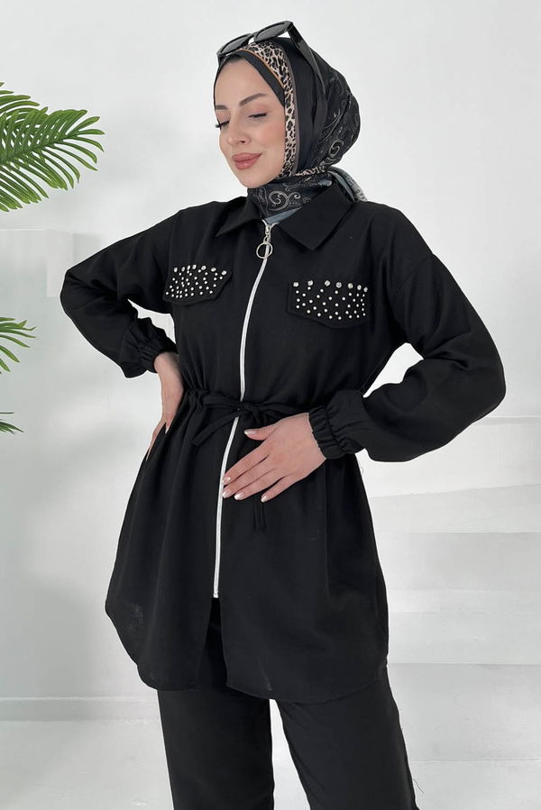 Taş Detaylı İkili Takım - 27007