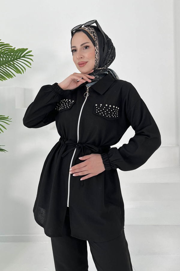 Taş Detaylı İkili Takım - 27007
