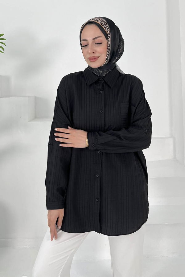 Tek Cepli Tunik Siyah - 27018
