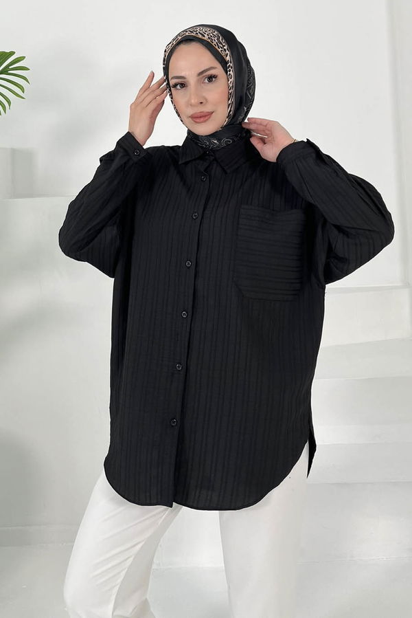 Tek Cepli Tunik Siyah - 27018