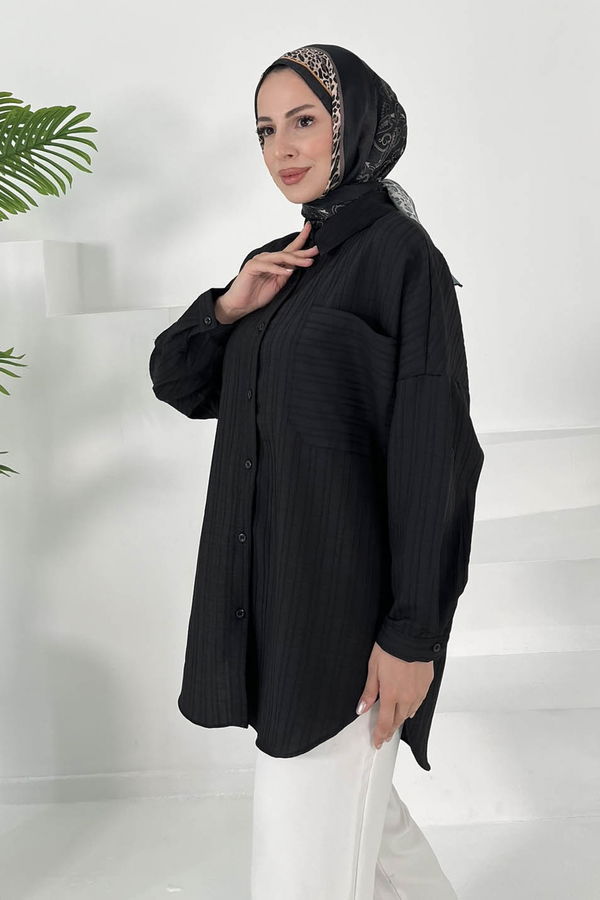 Tek Cepli Tunik Siyah - 27018