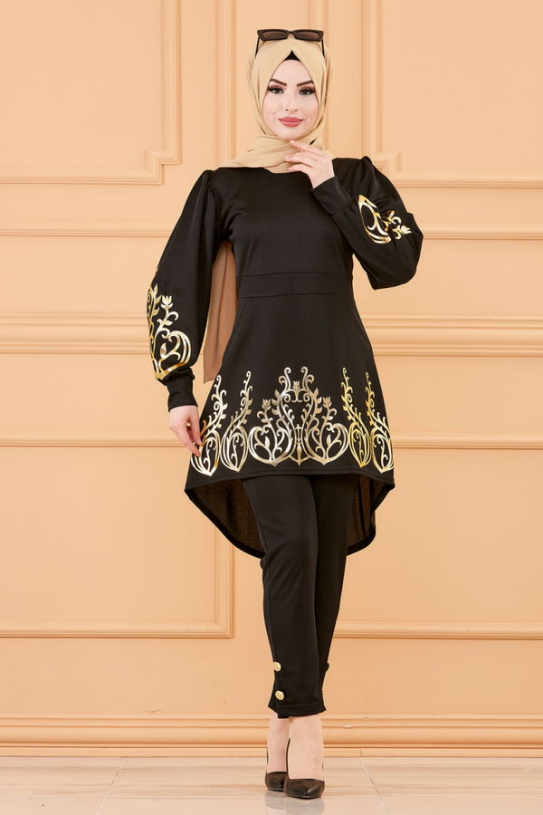 Tunic Pants BLACK - 3644