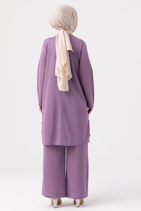 Tunic Pants Lilac - 3516