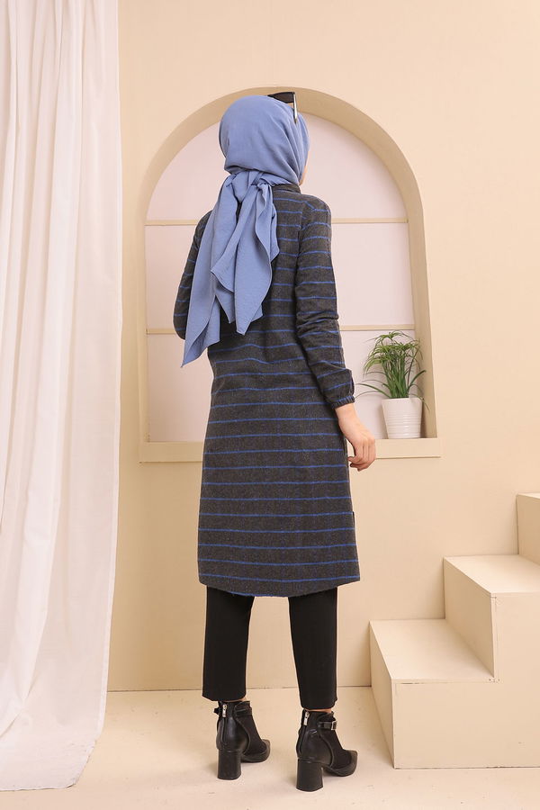 Tunik Antrasit Saks - 3310