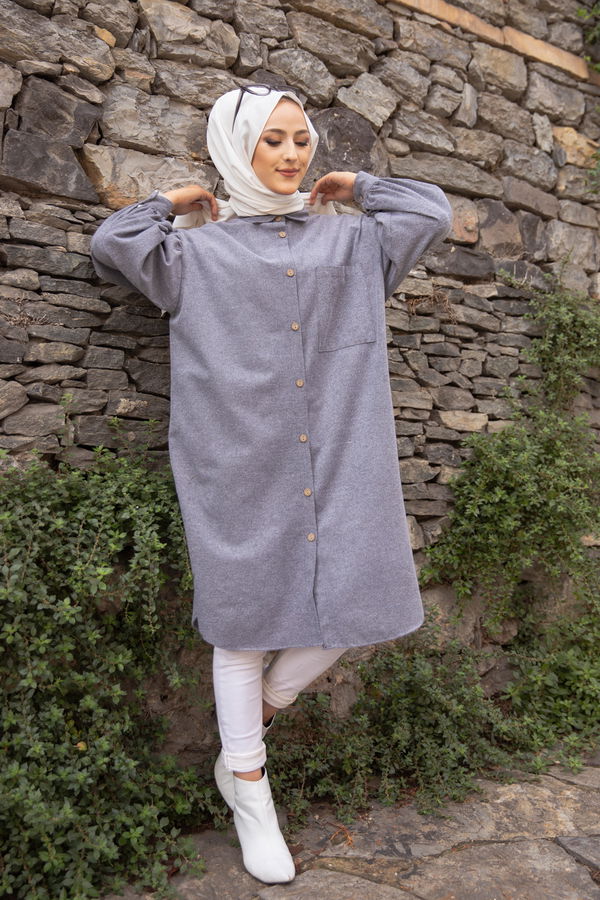 Tunik Koyu Gri - 13275