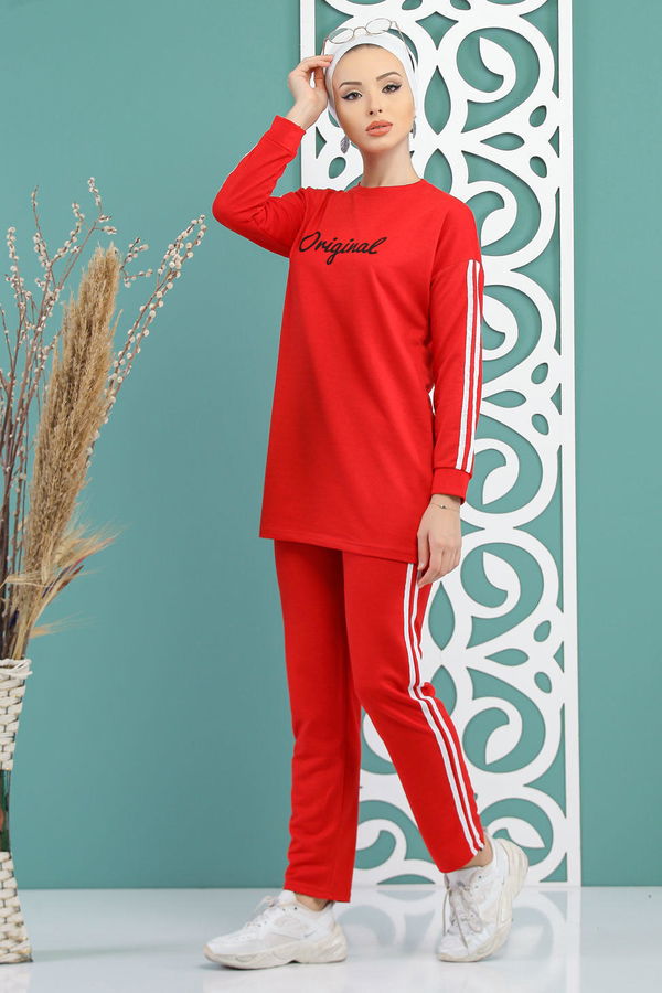 Tunik Pantolon Kirmizi - 02 7734