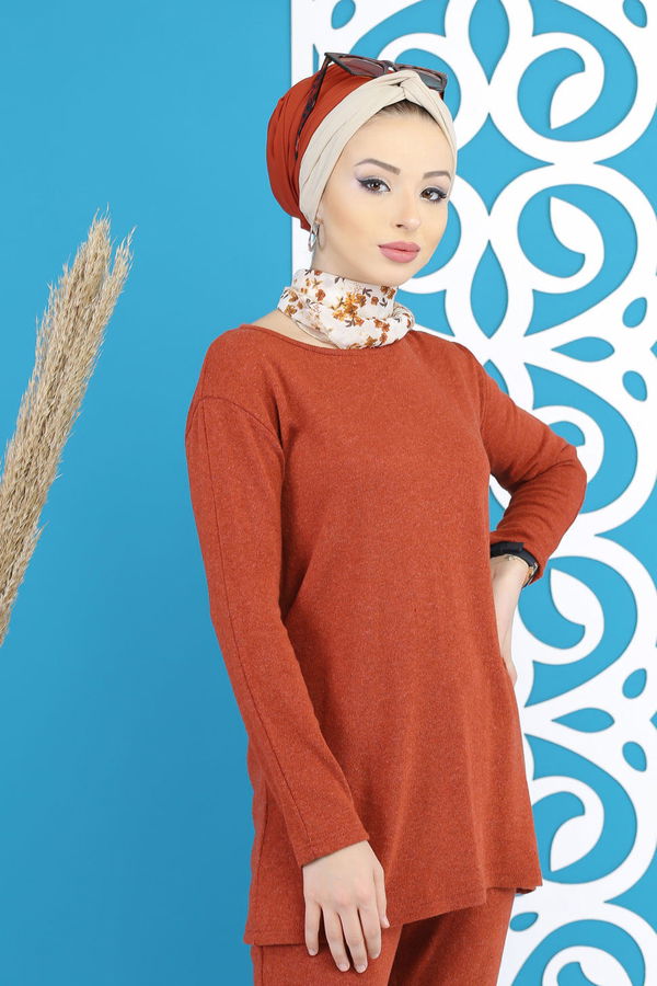 Tunik Pantolon Kiremit - 5170