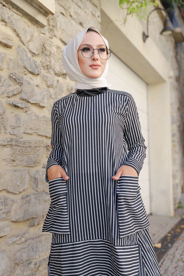 Tunik Pantolon Siyah - 8566