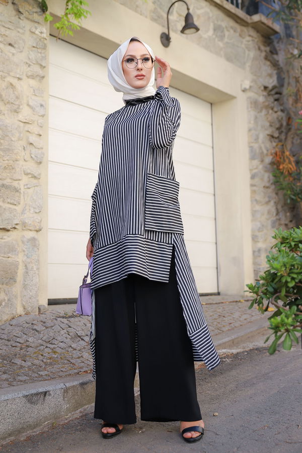 Tunik Pantolon Siyah - 8566