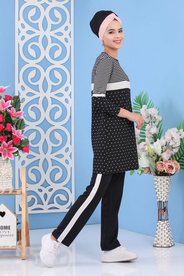 Tunik Pantolon Takım Siyah - 03 5132