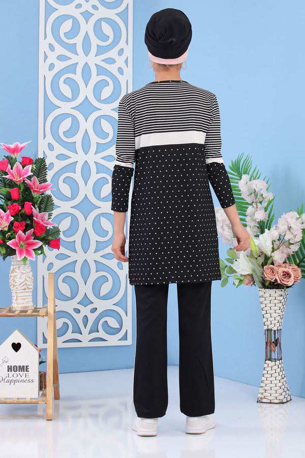 Tunik Pantolon Takım Siyah - 03 5132