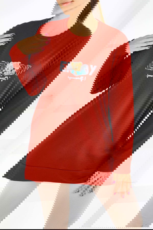 Uzun Kollu Baskılı Tunik - 27589