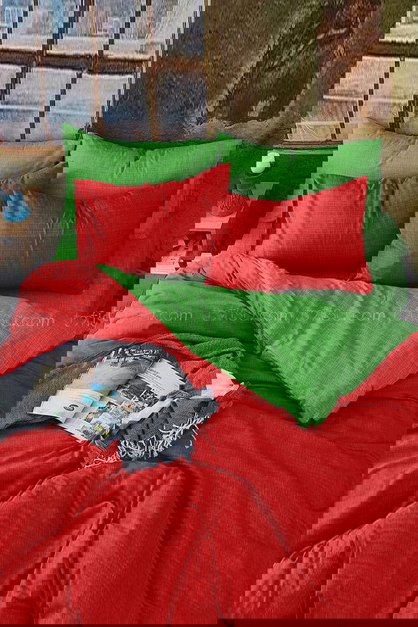 Yesil Tek Kişilik Nevresim Seti - 24493