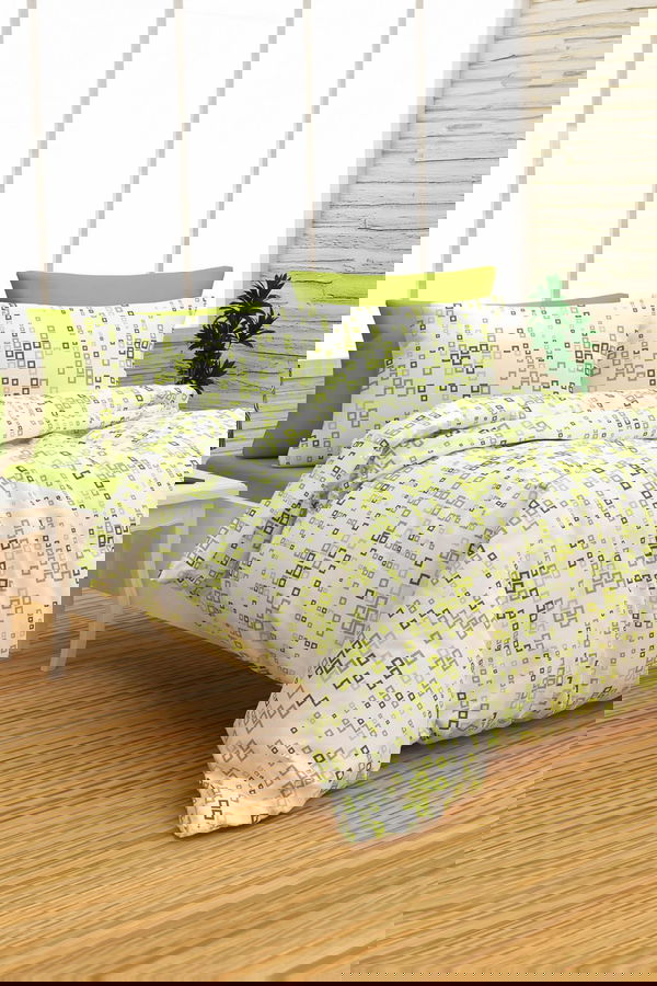 Yesil Tek Kişilik Nevresim Seti - 24777